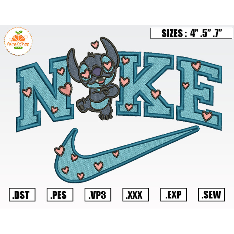 Nike Stitch In Love Embroidery Designs, Nike Valentine Embroidery Design File Instant Download 4.jpg