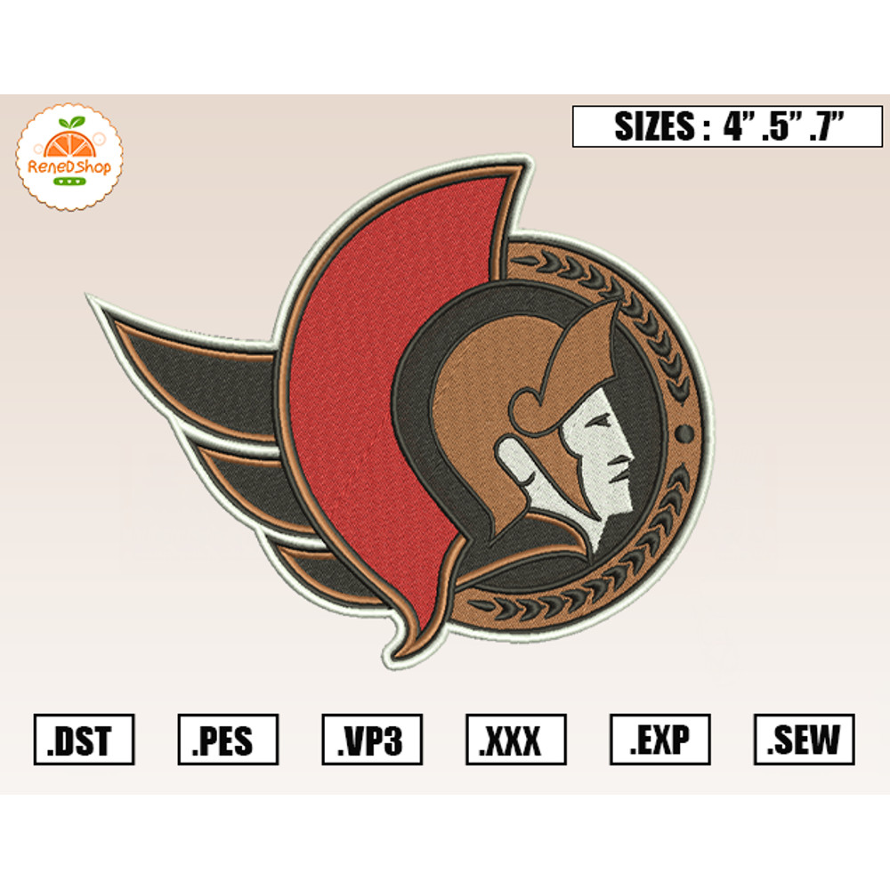 Ottawa Senators Embroidery Designs, NHL Embroidery Design File Instant Download.jpg