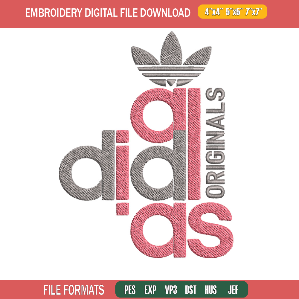 Adidas originals Embroidery Design, Adidas Embroidery, Brand Embroidery, Embroidery File, Logo shirt, Digital download.jpg