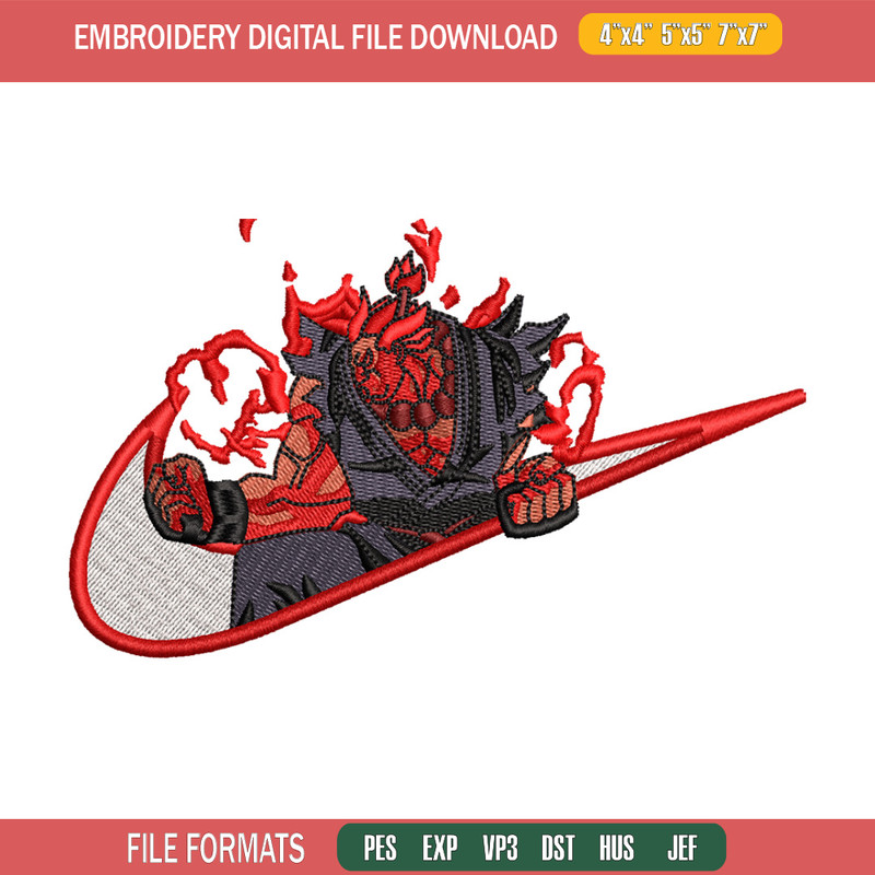 Akuma swoosh embroidery design, Akuma embroidery, Nike design, Embroidery shirt, Embroidery file, Digital download.jpg