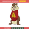 Alvin embroidery design, Chipmunks embroidery, Embroidery file, Embroidery shirt, Emb design, Digital download.jpg