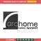 Archome Luxury Apartment Logo embroidery design, logo embroidery, Embroidery file, logo design, Instant download..jpg