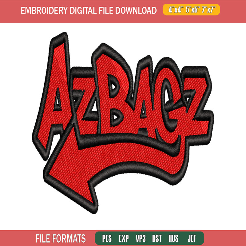 Azbagz logo embroidery design, Azbagz logo embroidery, embroidery file, logo design, logo shirt, Digital download.jpg