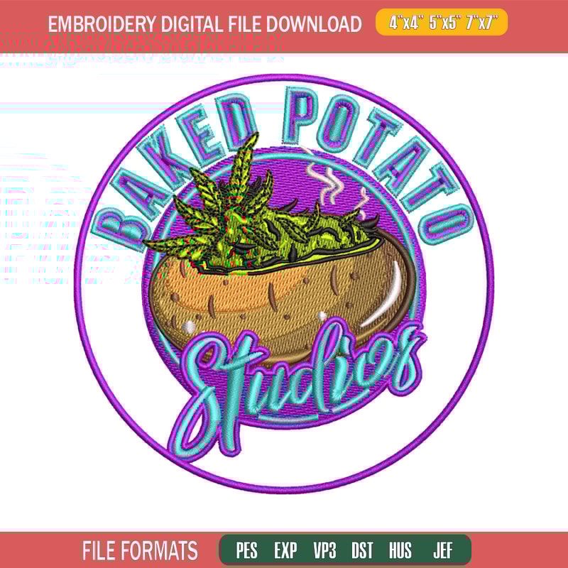 Baked Potatoes embroidery design, Baked Potatoes embroidery, logo design, embroidery file, logo shirt, Digital download..jpg