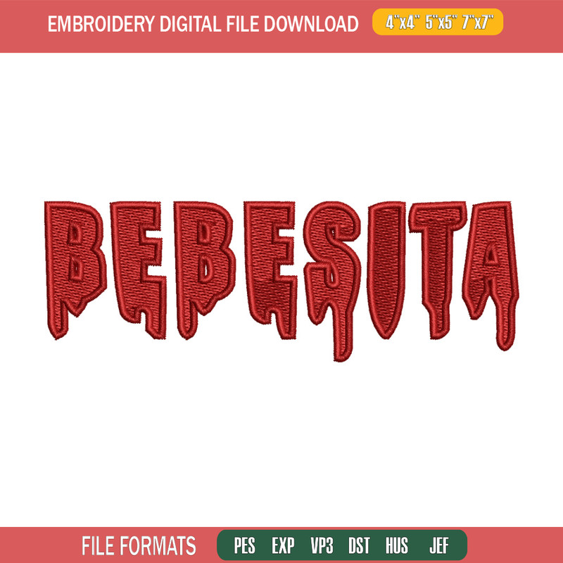 Bebesita embroidery design, Logo embroidery, Embroidery file, Embroidery shirt, Emb design, Digital download.jpg
