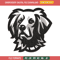 Black dog embroidery design, Black dog embroidery, animal design, embroidery file, logo shirt, Digital download..jpg