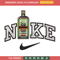 Bottle x nike logo embroidery design, Nike embroidery, Embroidery file, Embroidery shirt, Nike design, Digital download.jpg