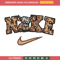 Brown cow x nike embroidery design, Nike embroidery, Embroidery file, Embroidery shirt, Nike design, Digital download.jpg