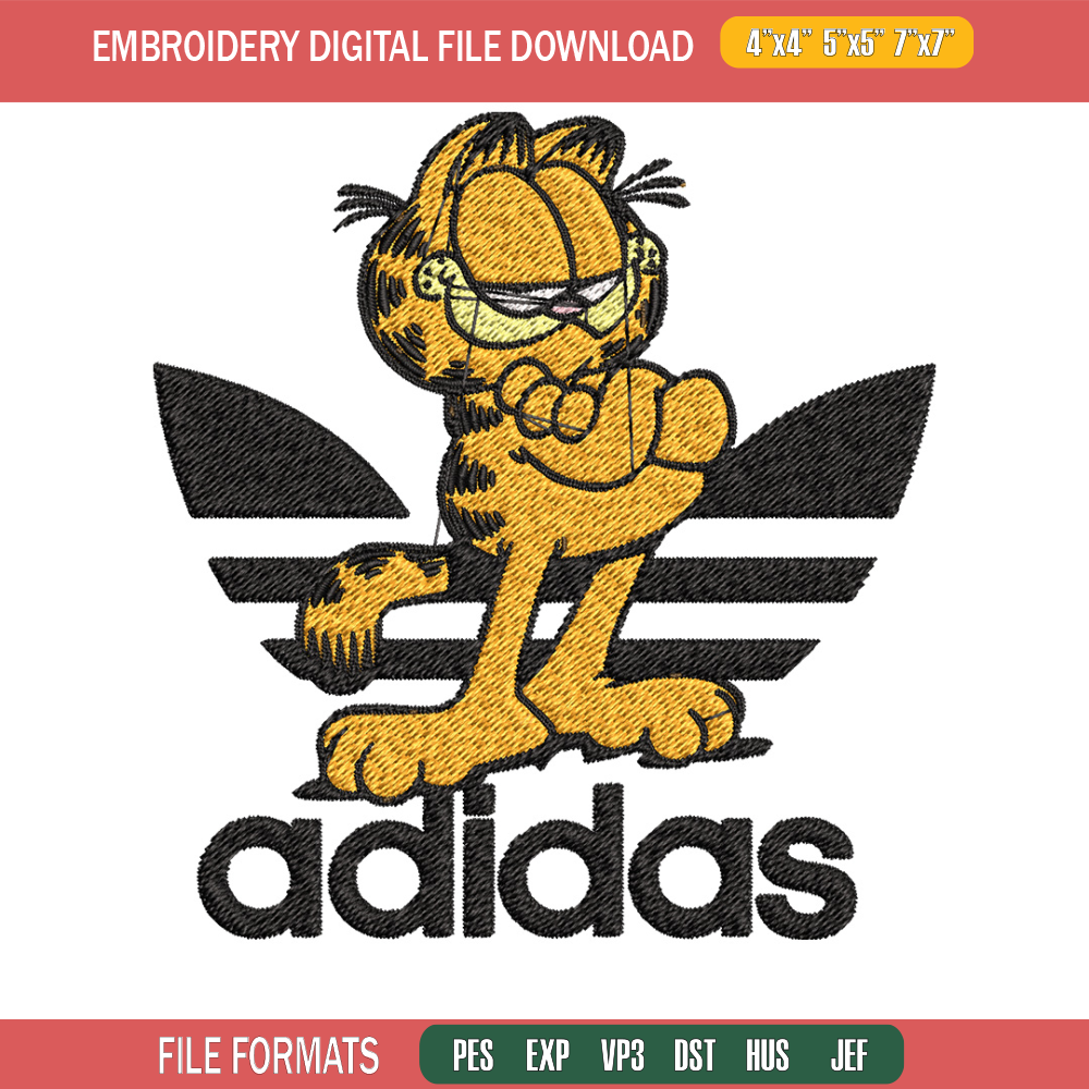 Cartoon cat adidas Embroidery Design, Adidas Embroidery, Brand Embroidery, Embroidery File,Logo shirt,Digital download.jpg
