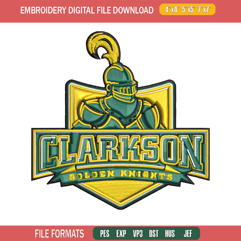 Clarkson Golden Knights embroidery design, Clarkson Golden Knights embroidery, Sport embroidery, NCAA embroidery..jpg