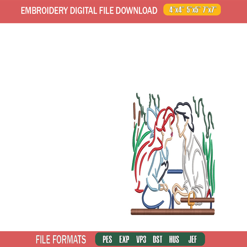 Couple embroidery design, Couple embroidery, embroidery file, logo design, logo shirt, Digital download..jpg