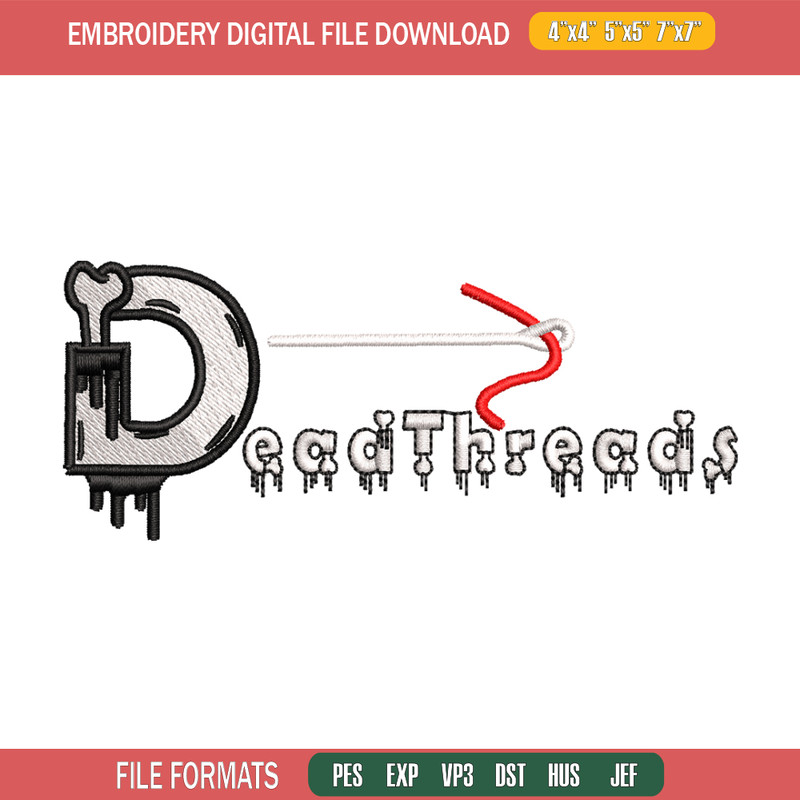 Death logo embroidery design, Death logo embroidery, logo design, Embroidery shirt, logo shirt, Instant download.jpg