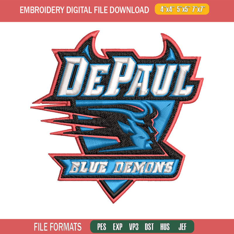 DePaul Blue Demons embroidery design, DePaul Blue Demons embroidery, logo Sport embroidery, NCAA embroidery..jpg