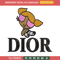 Dior Cartoon Logo embroidery design, Logo embroidery, embroidery file, animal design, logo shirt, Digital download..jpg