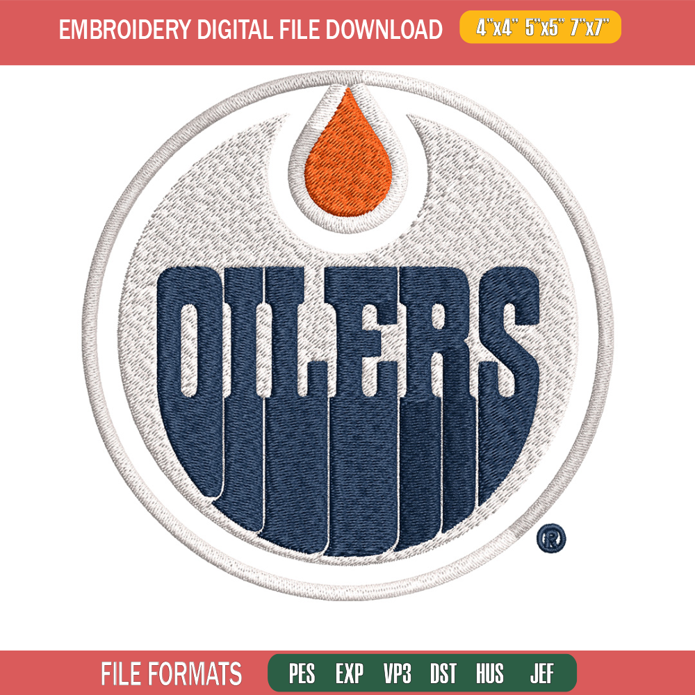 Edmonton Oilers logo Embroidery, NHL Embroidery, Sport embroidery, Logo Embroidery, NHL Embroidery design.jpg