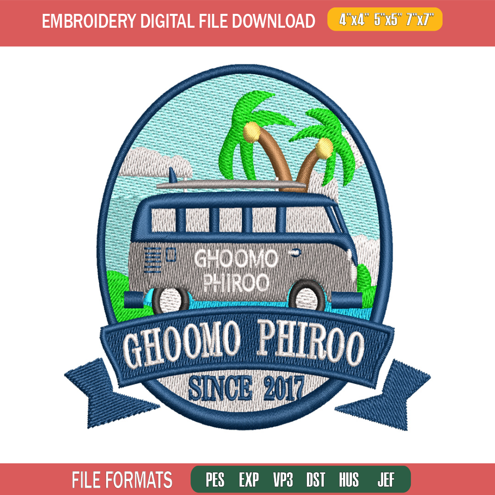 Ghoomo Phiroo embroidery design, Ghoomo Phiroo embroidery, logo design, embroidery file, logo shirt, Digital download..jpg