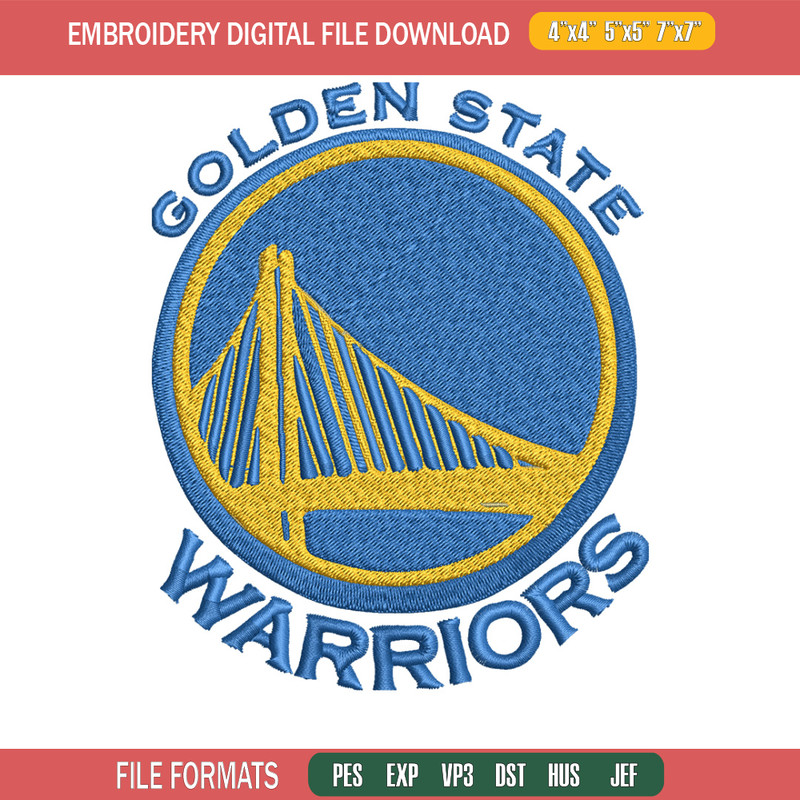 Golden State Warriors logo Embroidery, NBA Embroidery, Sport embroidery, Logo Embroidery, NBA Embroidery design.jpg