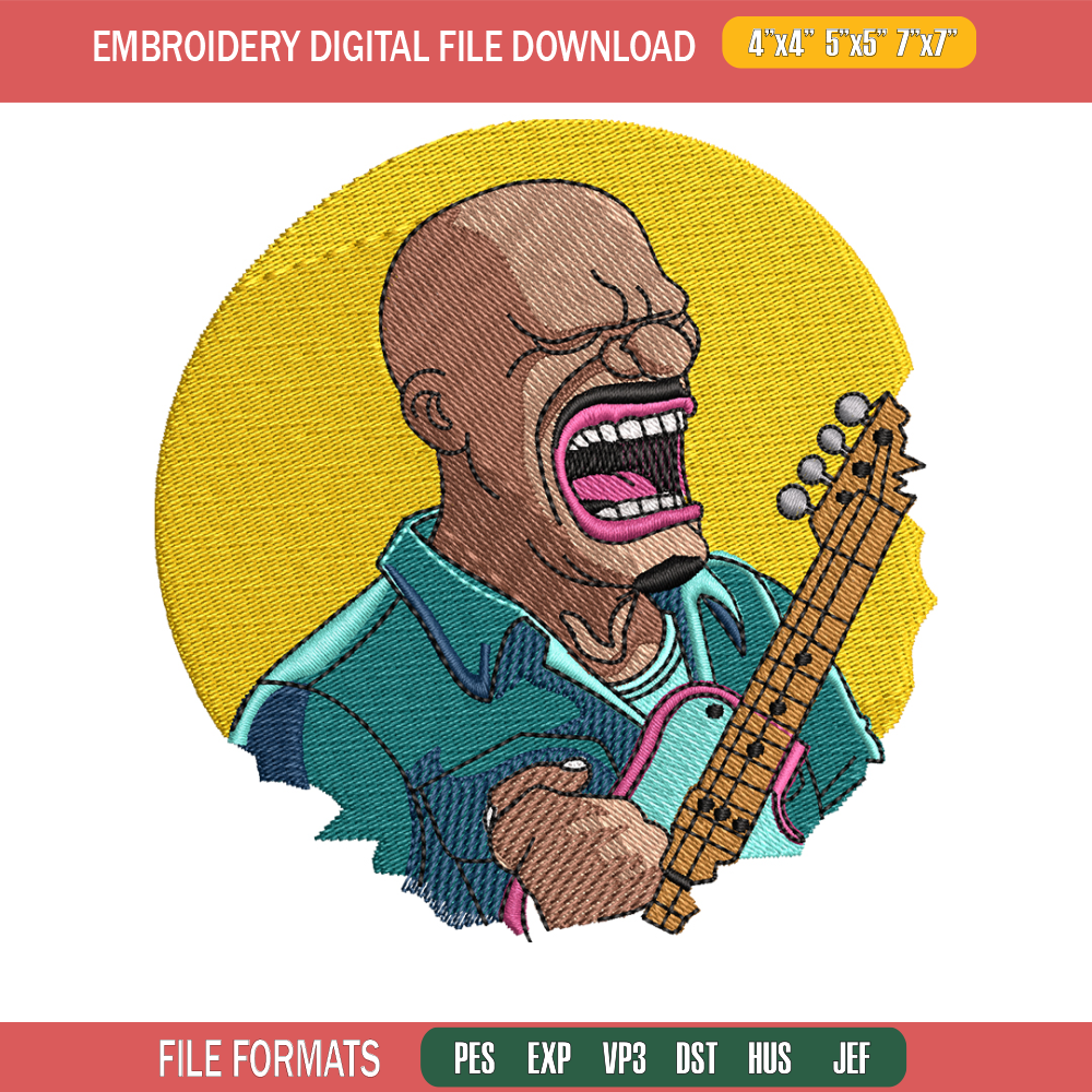 Guitar men logo embroidery design, Guitar men embroidery, logo design, logo shirt, Embroidery file, Instant download.jpg