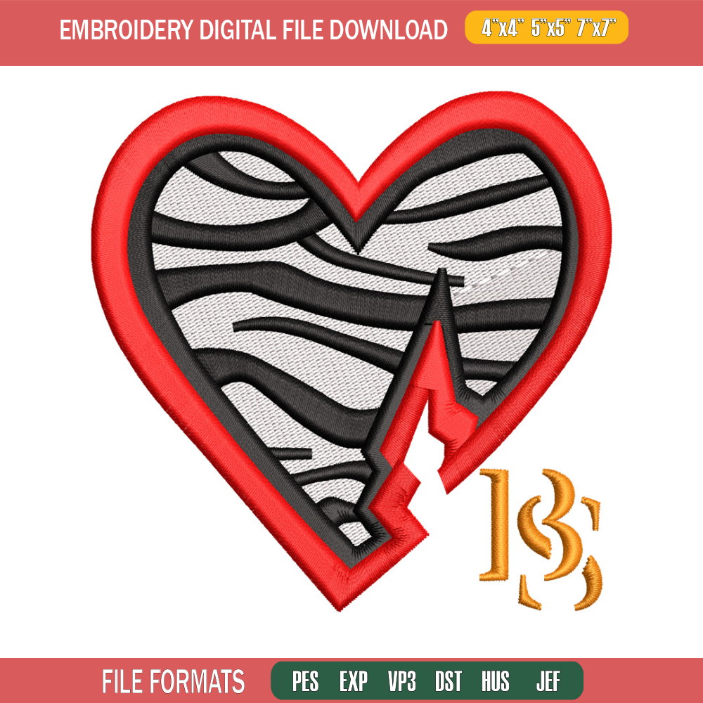 Heart break embroidery design, Heart break embroidery, embroidery file, logo design, logo shirt, Digital download..jpg