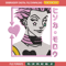 Hisoka pink embroidery design, Hxh embroidery, Embroidery shirt, Embroidery file, Anime design, Digital download.jpg