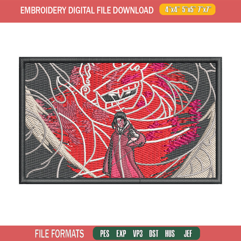 Itachi susano embroidery design, Naruto embroidery, Anime design, Embroidery shirt, Embroidery file, Digital download.jpg