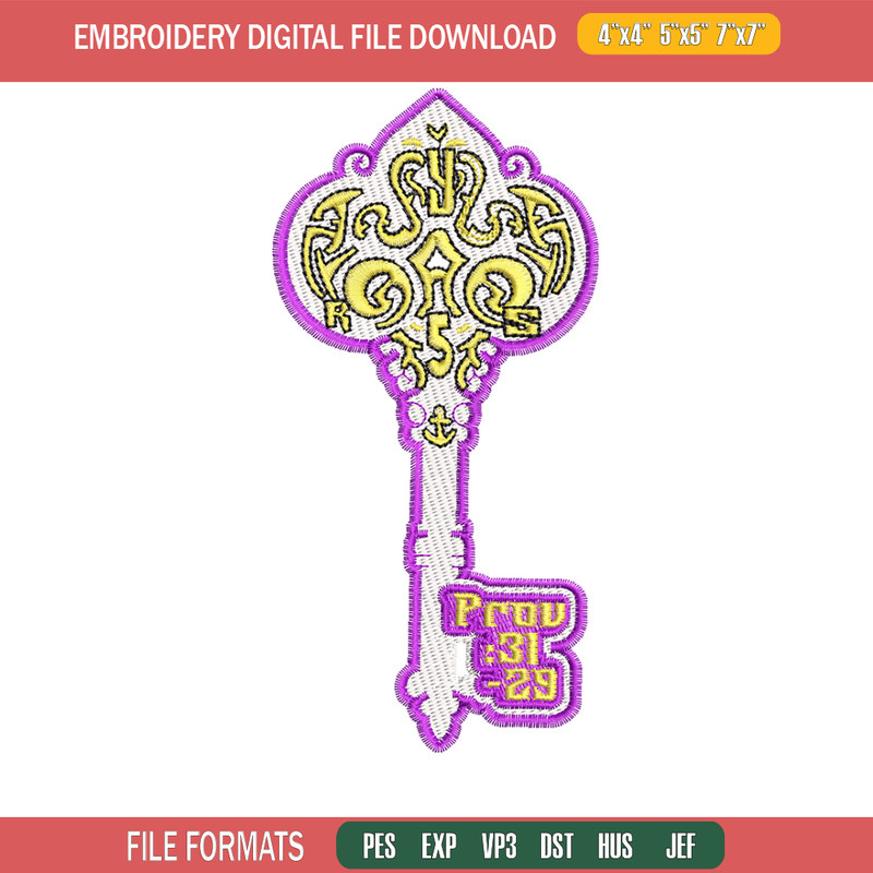 Key embroidery design, Key embroidery, logo design, Key design, Embroidery file, logo shirt, Instant download.jpg