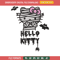Ktitty halloween embroidery design, Halloween embroidery, Embroidery file,Embroidery shirt, Emb design, Digital download.jpg