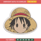Luffy logo embroidery design, One piece embroidery, Anime design, Embroidery file, Embroidery shirt, Digital download.jpg