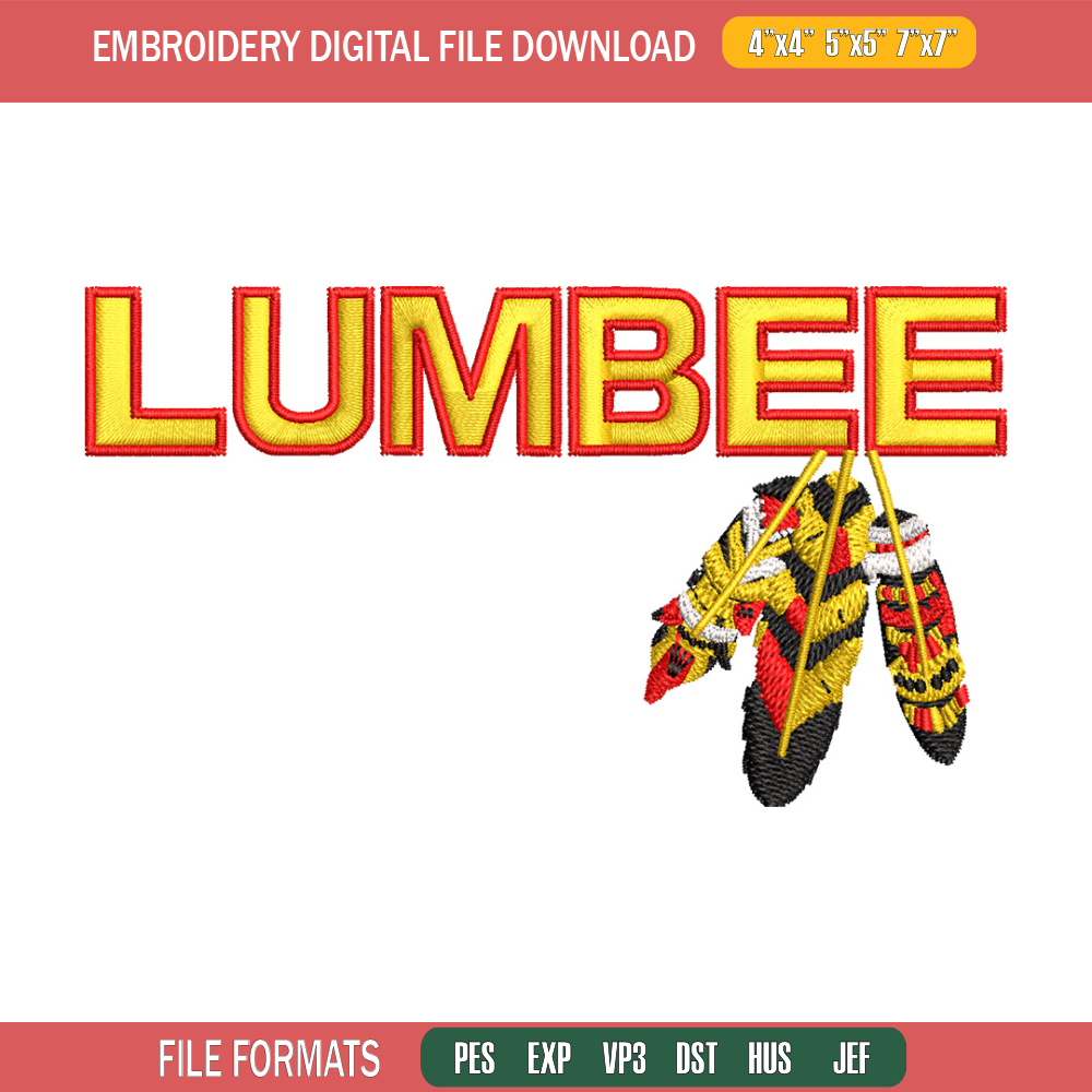 Lumbee logo embroidery design, Logo embroidery, Embroidery file, Embroidery shirt, Emb design,Digital download.jpg
