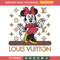 Minnie logo lv Embroidery Design, Lv Embroidery, Embroidery File, Brand Embroidery, Logo shirt, Digital download.jpg