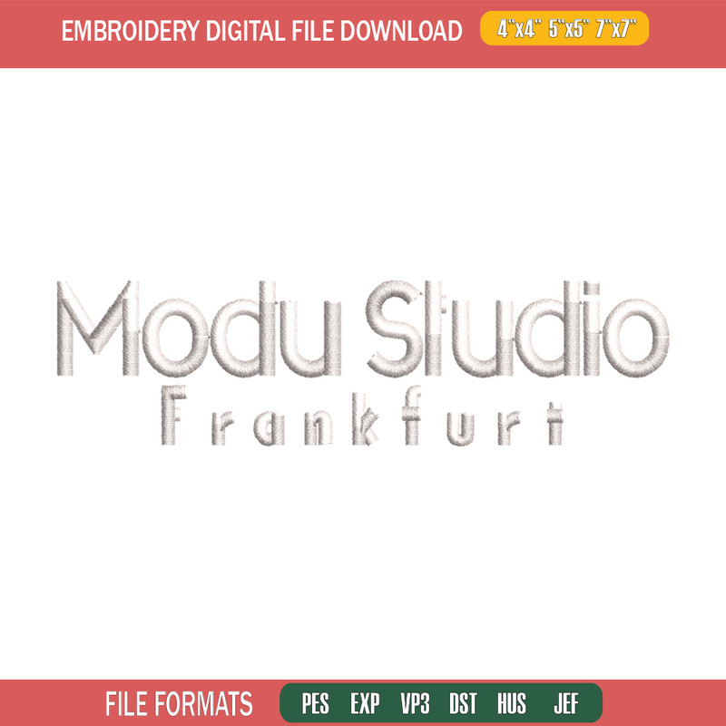 Modu Studio logo embroidery design, Modu Studio embroidery, logo design, logo shirt, Embroidery file, Instant download..jpg
