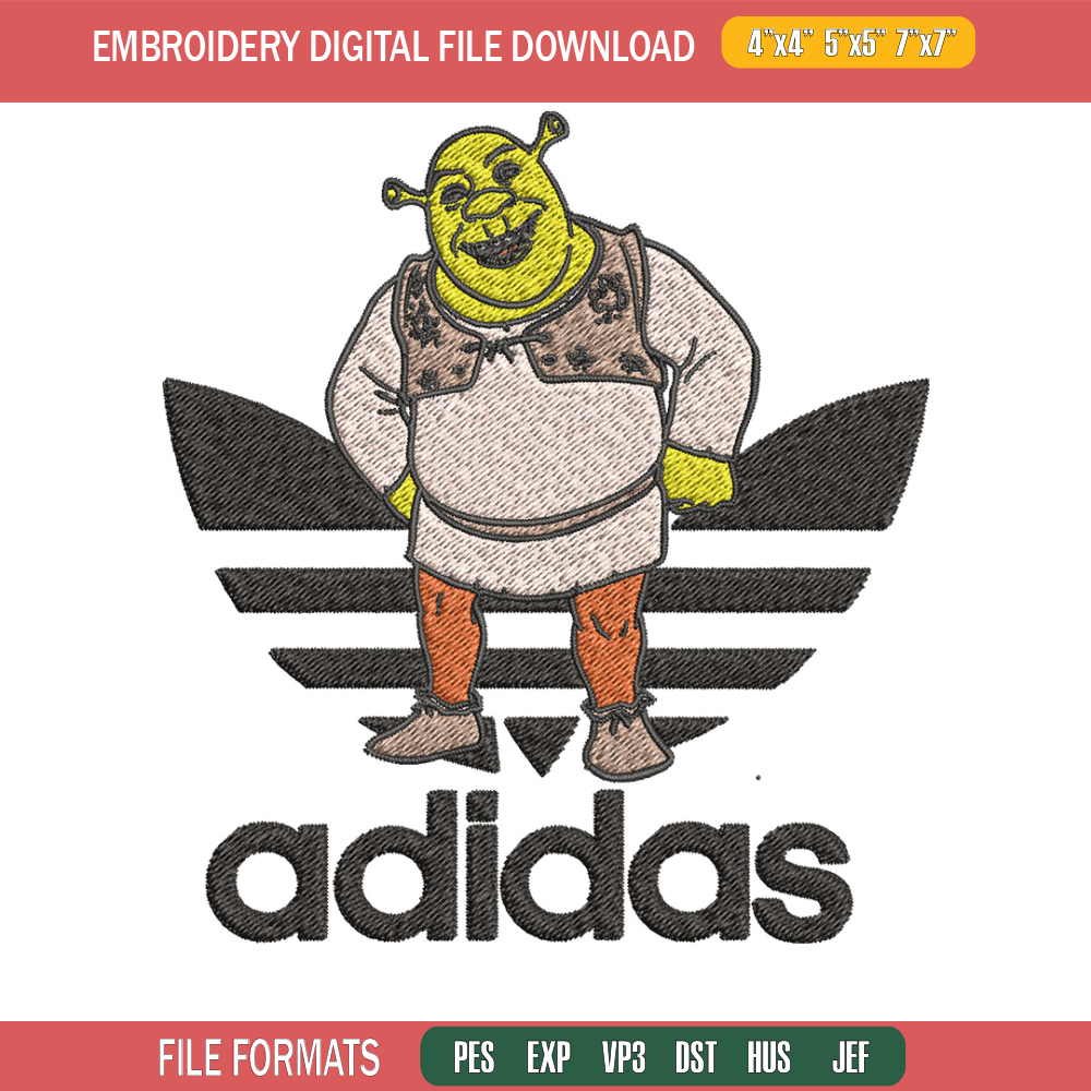 Monster adidas Embroidery Design, Adidas Embroidery, Embroidery File, Brand Embroidery, Logo shirt, Digital download.jpg