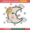 Moon cute embroidery design, Moon embroidery, Embroidery file, Embroidery shirt, Emb design, Digital download.jpg