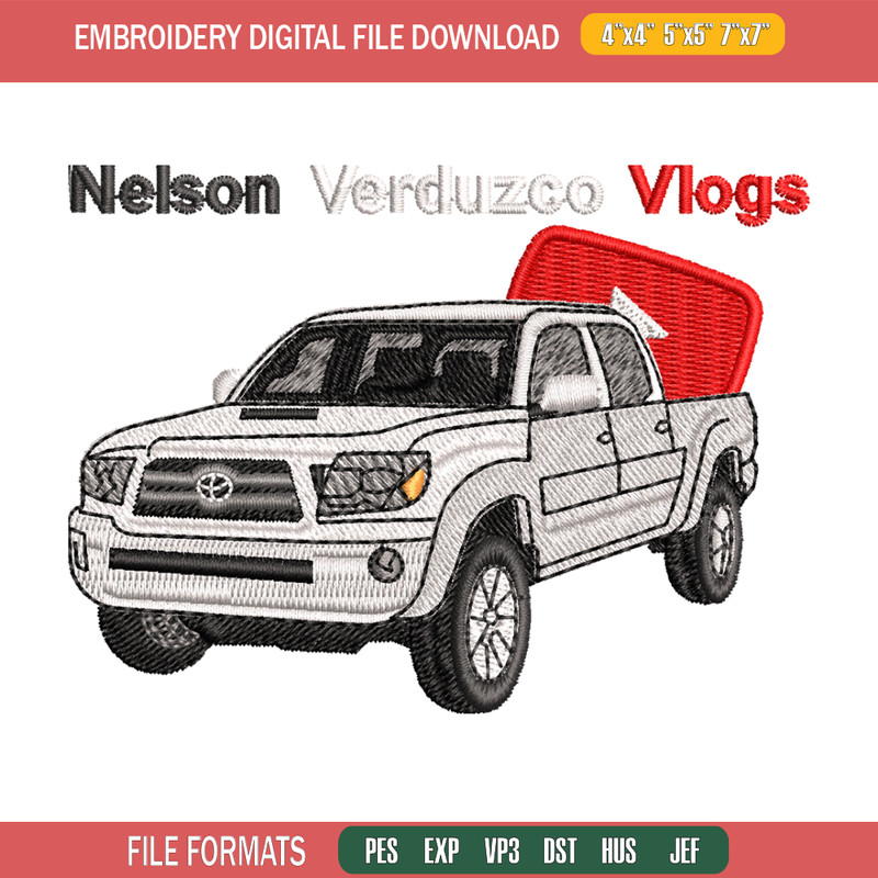 Nelson Verduzco vlogs embroidery design, logo embroidery, logo design, logo shirt, Embroidery shirt, Instant download.jpg