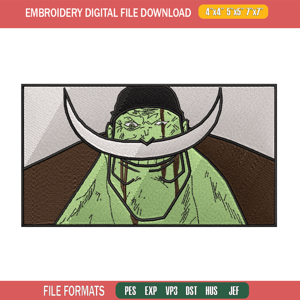 Newgate box embroidery design, One piece embroidery, Anime design, Embroidery shirt, Embroidery file, Digital download.jpg