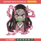 Nezuko angry embroidery design, Neuzko embroidery, Anime design, Embroidery shirt, Embroidery file, Digital download.jpg