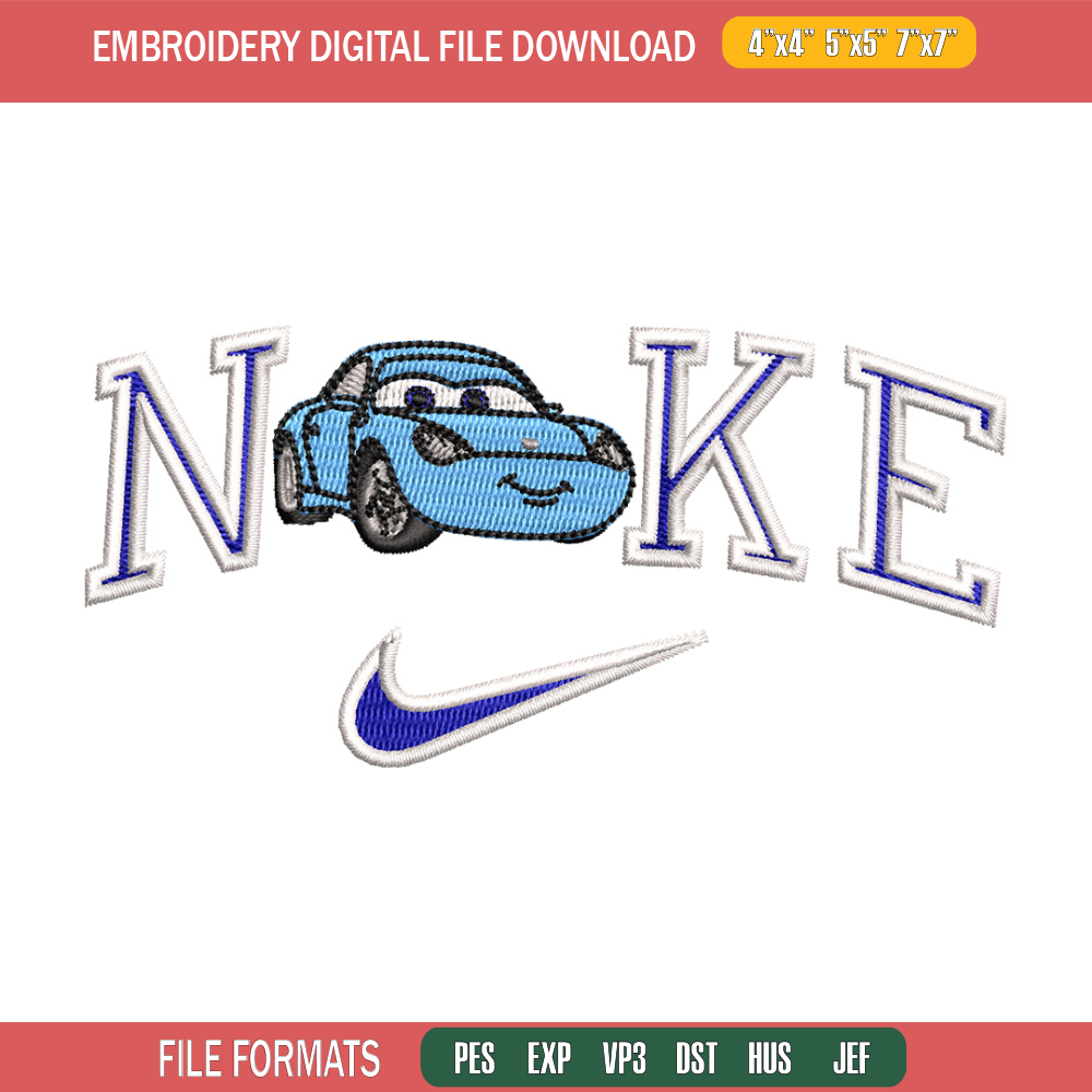 Nike blue mcqueen embroidery design, Mcqueen embroidery, Nike design, Embroidery shirt, Embroidery file,Digital download.jpg
