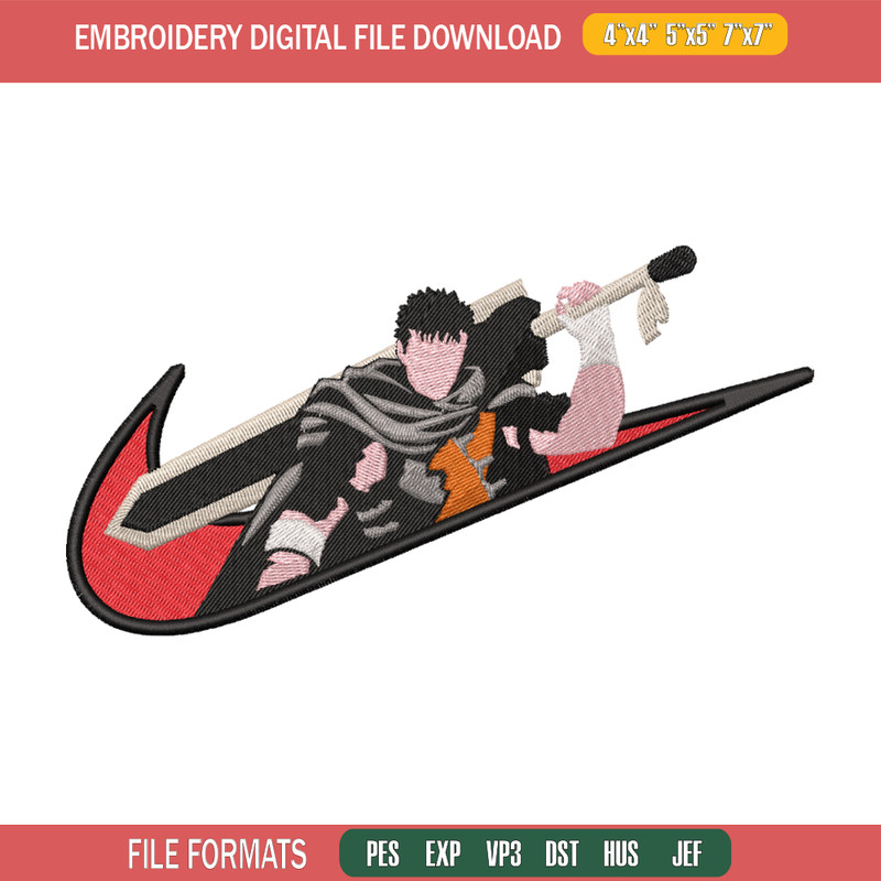 Nike Guts embroidery design, Nike Berserk embroidery, Nike design, anime design, anime shirt, Digital download.jpg