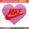 Nike heart Logo embroidery design, Nike heart embroidery, Nike design, logo shirt, Embroidery shirt, Digital download..jpg