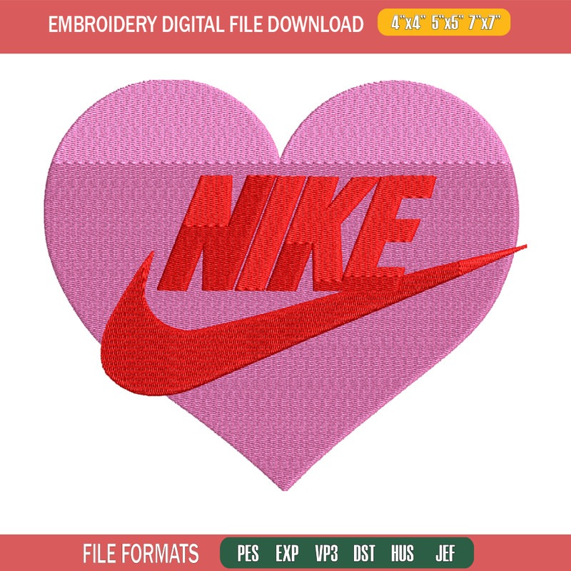 Nike heart Logo embroidery design, Nike heart embroidery, Nike design, logo shirt, Embroidery shirt, Digital download..jpg