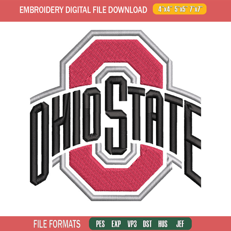 Ohio State Buckeyes embroidery design, Ohio State Buckeyes embroidery, logo Sport, Sport embroidery, NCAA embroidery..jpg