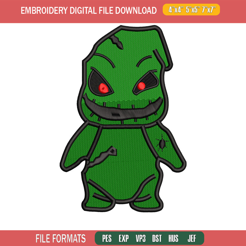 Oogie boogie embroidery design, Oogie boogie embroidery, Emb design, Embroidery shirt, Embroidery file, Digital download.jpg