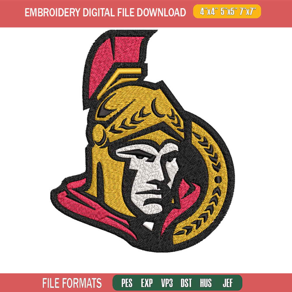 Ottawa Senators logo Embroidery, NHL Embroidery, Sport embroidery, Logo Embroidery, NHL Embroidery design..jpg