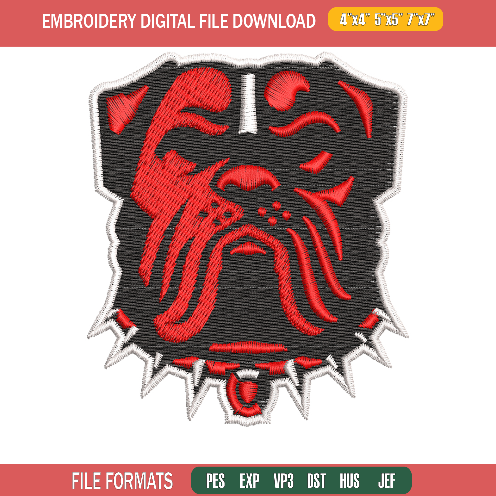 Red Dog Logo embroidery design, Red Dog Logo embroidery, logo design, Embroidery shirt, logo shirt, Instant download.jpg