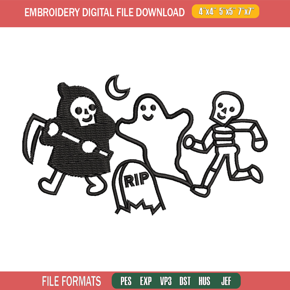 Rip funny embroidery design, Horror embroidery, Emb design, Embroidery shirt, Embroidery file, Digital download.jpg