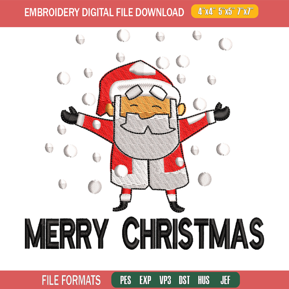 Satan snow embroidery design, Chrismas embroidery, Emb design, Embroidery shirt, Embroidery file, Digital download.jpg