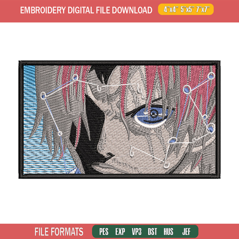 Shank box embroidery design, One piece embroidery, Anime design, Embroidery shirt, Embroidery file, Digital download.jpg