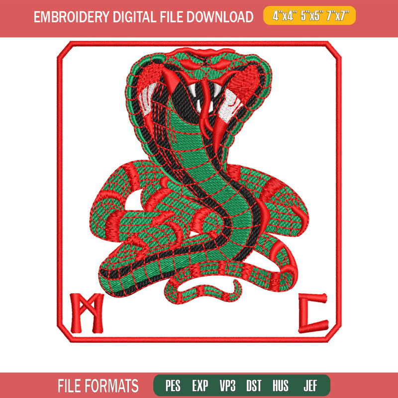 Snake box embroidery design, Snake embroidery, Embroidery file, Embroidery shirt, Emb design,Digital download.jpg