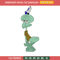 Squidward embroidery design, Spongebob embroidery, Embroidery file, Embroidery shirt, Emb design, Digital download.jpg