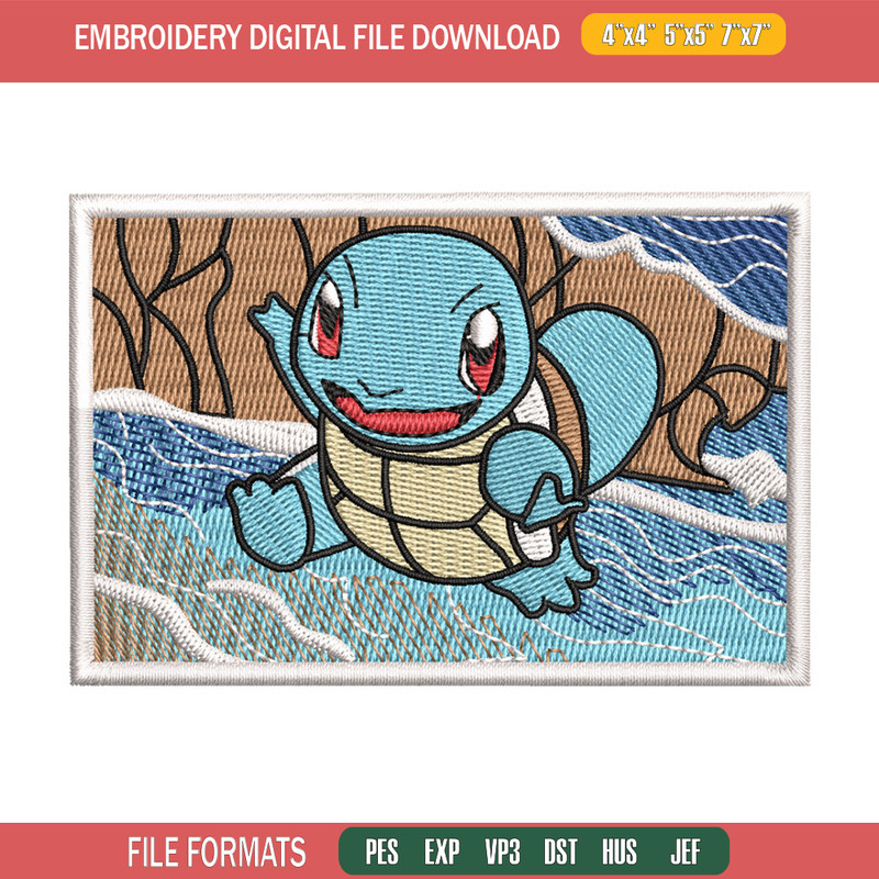 Squirtle box embroidery design, Pokemon embroidery, Anime design, Embroidery file, Embroidery shirt, Digital download.jpg